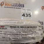 LOTE 435 - 01 ROLO DE CABO FLEXÍVEL 100M 1X2,5MM NA COR VERDE. (NOVO). (NO ESTADO) ATENÇÃO! FAZER A VISITAÇÃO ANTES DE ARREMATAR, NÃO SABEMOS SE FUNCIONA. LEILÃO NÃO TEM GARANTIA E NEM DEVOLUÇÃO, SUJEITO A POSSÍVEIS AVARIAS VISÍVEIS/OCULTAS E/OU AUSÊNCIA DE COMPONENTES.