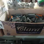 LOTE 541 - 01 LOTE COM VÁRIAS CUNHAS PARA ASSENTAMENTO DE PISOS. (NO ESTADO) ATENÇÃO! FAZER A VISITAÇÃO ANTES DE ARREMATAR, NÃO SABEMOS SE FUNCIONA. LEILÃO NÃO TEM GARANTIA E NEM DEVOLUÇÃO, SUJEITO A POSSÍVEIS AVARIAS VISÍVEIS/OCULTAS E/OU AUSÊNCIA DE COMPONENTES.