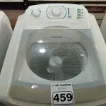 LOTE 459 - 01 MÁQUINA DE LAVAR MARCA ELECTROLUX 10KG 220V. (NO ESTADO) ATENÇÃO! FAZER A VISITAÇÃO ANTES DE ARREMATAR, NÃO SABEMOS SE FUNCIONA. LEILÃO NÃO TEM GARANTIA E NEM DEVOLUÇÃO, SUJEITO A POSSÍVEIS AVARIAS VISÍVEIS/OCULTAS E/OU AUSÊNCIA DE COMPONENTES.