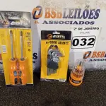 LOTE 032 - 01 KIT DE CHAVE ALLEN DE 09 PEÇAS, 01 KIT DE CHAVES DE FENDA E PHILIPS PONTA IMANTADA 20 CM COM 02 UNIDADES E 01 KIT C/31 PEÇAS DE CHAVES DE PRECISÃO COM ESTOJO. (NOVA) (NO ESTADO) ATENÇÃO! FAZER A VISITAÇÃO ANTES DE ARREMATAR, NÃO SABEMOS SE FUNCIONA. LEILÃO NÃO TEM GARANTIA E NEM DEVOLUÇÃO, SUJEITO A POSSÍVEIS AVARIAS VISÍVEIS/OCULTAS E/OU AUSÊNCIA DE COMPONENTES.
