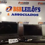 LOTE 552 - 02 NOTEBOOK’S MARCAS E MODELOS DIVERSOS. (NO ESTADO) ATENÇÃO! FAZER A VISITAÇÃO ANTES DE ARREMATAR, NÃO SABEMOS SE FUNCIONA. LEILÃO NÃO TEM GARANTIA E NEM DEVOLUÇÃO, SUJEITO A POSSÍVEIS AVARIAS VISÍVEIS/OCULTAS E/OU AUSÊNCIA DE COMPONENTES.