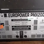 LOTE 066 - 01 MESA DE SOM MARCA EUROPOWER PMX2000. (NO ESTADO) ATENÇÃO! FAZER A VISITAÇÃO ANTES DE ARREMATAR, NÃO SABEMOS SE FUNCIONA. LEILÃO NÃO TEM GARANTIA E NEM DEVOLUÇÃO, SUJEITO A POSSÍVEIS AVARIAS VISÍVEIS/OCULTAS E/OU AUSÊNCIA DE COMPONENTES.