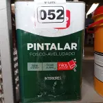 LOTE 052 - 01 LATA DE TINTA IQUINE PINTALAR FOSCO AVELUDADO 18L VERDE PISCINA. (NO ESTADO) ATENÇÃO! FAZER A VISITAÇÃO ANTES DE ARREMATAR, NÃO SABEMOS SE FUNCIONA. LEILÃO NÃO TEM GARANTIA E NEM DEVOLUÇÃO, SUJEITO A POSSÍVEIS AVARIAS VISÍVEIS/OCULTAS E/OU AUSÊNCIA DE COMPONENTES.