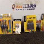 LOTE 059 - 03 KITS DE CHAVE DE PRECISÃO PARA MANUTENÇÃO DE CELULAR. (NOVO) (NO ESTADO) ATENÇÃO! FAZER A VISITAÇÃO ANTES DE ARREMATAR, NÃO SABEMOS SE FUNCIONA. LEILÃO NÃO TEM GARANTIA E NEM DEVOLUÇÃO, SUJEITO A POSSÍVEIS AVARIAS VISÍVEIS/OCULTAS E/OU AUSÊNCIA DE COMPONENTES.