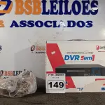 LOTE 149 - 01 DVR E 03 CÂMERAS DE SEGURANÇA. (NO ESTADO) ATENÇÃO! FAZER A VISITAÇÃO ANTES DE ARREMATAR, NÃO SABEMOS SE FUNCIONA. LEILÃO NÃO TEM GARANTIA E NEM DEVOLUÇÃO, SUJEITO A POSSÍVEIS AVARIAS VISÍVEIS/OCULTAS E/OU AUSÊNCIA DE COMPONENTES.