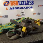 LOTE 497 - 05 CINTOS DE SEGURANÇA NO TRABALHO. (NO ESTADO) ATENÇÃO! FAZER A VISITAÇÃO ANTES DE ARREMATAR, NÃO SABEMOS SE FUNCIONA. LEILÃO NÃO TEM GARANTIA E NEM DEVOLUÇÃO, SUJEITO A POSSÍVEIS AVARIAS VISÍVEIS/OCULTAS E/OU AUSÊNCIA DE COMPONENTES.