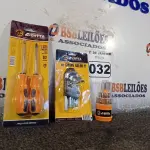 LOTE 032 - 01 KIT DE CHAVE ALLEN DE 09 PEÇAS, 01 KIT DE CHAVES DE FENDA E PHILIPS PONTA IMANTADA 20 CM COM 02 UNIDADES E 01 KIT C/31 PEÇAS DE CHAVES DE PRECISÃO COM ESTOJO. (NOVA) (NO ESTADO) ATENÇÃO! FAZER A VISITAÇÃO ANTES DE ARREMATAR, NÃO SABEMOS SE FUNCIONA. LEILÃO NÃO TEM GARANTIA E NEM DEVOLUÇÃO, SUJEITO A POSSÍVEIS AVARIAS VISÍVEIS/OCULTAS E/OU AUSÊNCIA DE COMPONENTES.