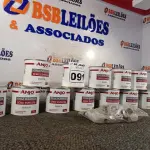 LOTE 091 - 12 LATAS DE 1KG DE COLA PLÁSTICA MARCA ANJO. (NO ESTADO) ATENÇÃO! FAZER A VISITAÇÃO ANTES DE ARREMATAR, NÃO SABEMOS SE FUNCIONA. LEILÃO NÃO TEM GARANTIA E NEM DEVOLUÇÃO, SUJEITO A POSSÍVEIS AVARIAS VISÍVEIS/OCULTAS E/OU AUSÊNCIA DE COMPONENTES.