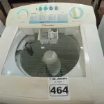 LOTE 464 - 01 MÁQUINA DE LAVAR ROUPAS MARCA ELECTROLUX 220V. (NO ESTADO) ATENÇÃO! FAZER A VISITAÇÃO ANTES DE ARREMATAR, NÃO SABEMOS SE FUNCIONA. LEILÃO NÃO TEM GARANTIA E NEM DEVOLUÇÃO, SUJEITO A POSSÍVEIS AVARIAS VISÍVEIS/OCULTAS E/OU AUSÊNCIA DE COMPONENTES.