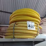 LOTE 432 - 02 ROLOS DE MANGUEIRA CORRUGADA. (NO ESTADO) ATENÇÃO! FAZER A VISITAÇÃO ANTES DE ARREMATAR, NÃO SABEMOS SE FUNCIONA. LEILÃO NÃO TEM GARANTIA E NEM DEVOLUÇÃO, SUJEITO A POSSÍVEIS AVARIAS VISÍVEIS/OCULTAS E/OU AUSÊNCIA DE COMPONENTES.