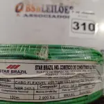 LOTE 310 - 01 ROLO DE CABO FLEXÍVEL 100M 1X2,5MM NA COR VERDE (NOVO). (NO ESTADO) ATENÇÃO! FAZER A VISITAÇÃO ANTES DE ARREMATAR, NÃO SABEMOS SE FUNCIONA. LEILÃO NÃO TEM GARANTIA E NEM DEVOLUÇÃO, SUJEITO A POSSÍVEIS AVARIAS VISÍVEIS/OCULTAS E/OU AUSÊNCIA DE COMPONENTES.