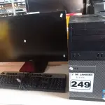 LOTE 249 - 01 CPU, 01 TECLADO E 01 MONITOR. (NO ESTADO) ATENÇÃO! FAZER A VISITAÇÃO ANTES DE ARREMATAR, NÃO SABEMOS SE FUNCIONA. LEILÃO NÃO TEM GARANTIA E NEM DEVOLUÇÃO, SUJEITO A POSSÍVEIS AVARIAS VISÍVEIS/OCULTAS E/OU AUSÊNCIA DE COMPONENTES.