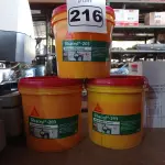 LOTE 216 - 03 BALDES DE SELANTE ACRÍLICO FLEXÍVEL SIKACRYL 203 5KG. (NO ESTADO) ATENÇÃO! FAZER A VISITAÇÃO ANTES DE ARREMATAR, NÃO SABEMOS SE FUNCIONA. LEILÃO NÃO TEM GARANTIA E NEM DEVOLUÇÃO, SUJEITO A POSSÍVEIS AVARIAS VISÍVEIS/OCULTAS E/OU AUSÊNCIA DE COMPONENTES.