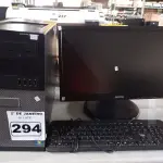 LOTE 294 - 01 CPU, 01 TECLADO E 01 MONITOR. (NO ESTADO) ATENÇÃO! FAZER A VISITAÇÃO ANTES DE ARREMATAR, NÃO SABEMOS SE FUNCIONA. LEILÃO NÃO TEM GARANTIA E NEM DEVOLUÇÃO, SUJEITO A POSSÍVEIS AVARIAS VISÍVEIS/OCULTAS E/OU AUSÊNCIA DE COMPONENTES.