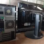 LOTE 470 - 01 CPU, 01 TECLADO E 01 MONITOR. (NO ESTADO) ATENÇÃO! FAZER A VISITAÇÃO ANTES DE ARREMATAR, NÃO SABEMOS SE FUNCIONA. LEILÃO NÃO TEM GARANTIA E NEM DEVOLUÇÃO, SUJEITO A POSSÍVEIS AVARIAS VISÍVEIS/OCULTAS E/OU AUSÊNCIA DE COMPONENTES.