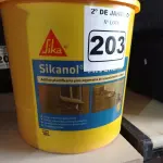 LOTE 203 - 01 ADITIVO PLASTIFICANTE PARA ARGAMASSA DE ACENTAMENTO E REBOCO MARCA SIKANOL ALVENARIA 18LT. (NO ESTADO) ATENÇÃO! FAZER A VISITAÇÃO ANTES DE ARREMATAR, NÃO SABEMOS SE FUNCIONA. LEILÃO NÃO TEM GARANTIA E NEM DEVOLUÇÃO, SUJEITO A POSSÍVEIS AVARIAS VISÍVEIS/OCULTAS E/OU AUSÊNCIA DE COMPONENTES.