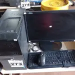 LOTE 273 - 01 CPU, 01 TECLADO E 01 MONITOR. (NO ESTADO) ATENÇÃO! FAZER A VISITAÇÃO ANTES DE ARREMATAR, NÃO SABEMOS SE FUNCIONA. LEILÃO NÃO TEM GARANTIA E NEM DEVOLUÇÃO, SUJEITO A POSSÍVEIS AVARIAS VISÍVEIS/OCULTAS E/OU AUSÊNCIA DE COMPONENTES.