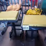 LOTE 231 - 02 CARRINHOS PARA LIMPEZA INDUSTRIAL INCOMPLETOS. (NO ESTADO) ATENÇÃO! FAZER A VISITAÇÃO ANTES DE ARREMATAR, NÃO SABEMOS SE FUNCIONA. LEILÃO NÃO TEM GARANTIA E NEM DEVOLUÇÃO, SUJEITO A POSSÍVEIS AVARIAS VISÍVEIS/OCULTAS E/OU AUSÊNCIA DE COMPONENTES.