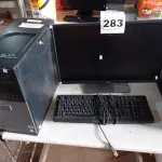 LOTE 283 - 01 CPU, 01 TECLADO E 01 MONITOR. (NO ESTADO) ATENÇÃO! FAZER A VISITAÇÃO ANTES DE ARREMATAR, NÃO SABEMOS SE FUNCIONA. LEILÃO NÃO TEM GARANTIA E NEM DEVOLUÇÃO, SUJEITO A POSSÍVEIS AVARIAS VISÍVEIS/OCULTAS E/OU AUSÊNCIA DE COMPONENTES.