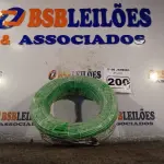 LOTE 200 - 01 ROLO DE CABO FLEXÍVEL 100M 1X4MM NA COR VERDE(NOVO). (NO ESTADO) ATENÇÃO! FAZER A VISITAÇÃO ANTES DE ARREMATAR, NÃO SABEMOS SE FUNCIONA. LEILÃO NÃO TEM GARANTIA E NEM DEVOLUÇÃO, SUJEITO A POSSÍVEIS AVARIAS VISÍVEIS/OCULTAS E/OU AUSÊNCIA DE COMPONENTES.