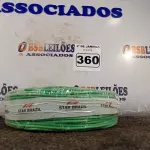 LOTE 360 - 01 ROLO DE CABO FLEXÍVEL 100M 1X4MM NA COR VERDE(NOVO). (NO ESTADO) ATENÇÃO! FAZER A VISITAÇÃO ANTES DE ARREMATAR, NÃO SABEMOS SE FUNCIONA. LEILÃO NÃO TEM GARANTIA E NEM DEVOLUÇÃO, SUJEITO A POSSÍVEIS AVARIAS VISÍVEIS/OCULTAS E/OU AUSÊNCIA DE COMPONENTES.