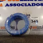 LOTE 340 - 01 ROLO DE CABO FLEXÍVEL 100M 1X4MM NA COR AZUL (NOVO). (NO ESTADO) ATENÇÃO! FAZER A VISITAÇÃO ANTES DE ARREMATAR, NÃO SABEMOS SE FUNCIONA. LEILÃO NÃO TEM GARANTIA E NEM DEVOLUÇÃO, SUJEITO A POSSÍVEIS AVARIAS VISÍVEIS/OCULTAS E/OU AUSÊNCIA DE COMPONENTES.