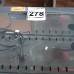 LOTE 278 - 01 ESTUFA ELÉTRICA PARA SALGADOS. (NO ESTADO) ATENÇÃO! FAZER A VISITAÇÃO ANTES DE ARREMATAR, NÃO SABEMOS SE FUNCIONA. LEILÃO NÃO TEM GARANTIA E NEM DEVOLUÇÃO, SUJEITO A POSSÍVEIS AVARIAS VISÍVEIS/OCULTAS E/OU AUSÊNCIA DE COMPONENTES.