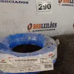 LOTE 290 - 01 ROLO DE CABO FLEXÍVEL 100M 1X4,00MM NA COR AZUL. (NOVO)(NO ESTADO) ATENÇÃO! FAZER A VISITAÇÃO ANTES DE ARREMATAR, NÃO SABEMOS SE FUNCIONA. LEILÃO NÃO TEM GARANTIA E NEM DEVOLUÇÃO, SUJEITO A POSSÍVEIS AVARIAS VISÍVEIS/OCULTAS E/OU AUSÊNCIA DE COMPONENTES.