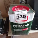 LOTE 335 - 01 LATA DE TINTA IQUINE PINTALAR FOSCO AVELUDADO 18L COR VERDE PISCINA. (NO ESTADO) ATENÇÃO! FAZER A VISITAÇÃO ANTES DE ARREMATAR, NÃO SABEMOS SE FUNCIONA. LEILÃO NÃO TEM GARANTIA E NEM DEVOLUÇÃO, SUJEITO A POSSÍVEIS AVARIAS VISÍVEIS/OCULTAS E/OU AUSÊNCIA DE COMPONENTES.
