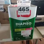 LOTE 465 - 01 LATA DE TINTA IQUINE DIAPISO 18L NA COR VERMELHA. (NO ESTADO) ATENÇÃO! FAZER A VISITAÇÃO ANTES DE ARREMATAR, NÃO SABEMOS SE FUNCIONA. LEILÃO NÃO TEM GARANTIA E NEM DEVOLUÇÃO, SUJEITO A POSSÍVEIS AVARIAS VISÍVEIS/OCULTAS E/OU AUSÊNCIA DE COMPONENTES.
