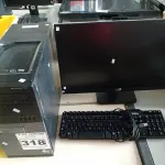 LOTE 318 - 01 CPU, 01 TECLADO E 01 MONITOR. (NO ESTADO) ATENÇÃO! FAZER A VISITAÇÃO ANTES DE ARREMATAR, NÃO SABEMOS SE FUNCIONA. LEILÃO NÃO TEM GARANTIA E NEM DEVOLUÇÃO, SUJEITO A POSSÍVEIS AVARIAS VISÍVEIS/OCULTAS E/OU AUSÊNCIA DE COMPONENTES.