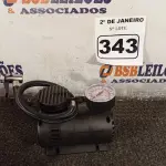LOTE 343 - 01 COMPRESSOR DE AR PORTÁTIL DC 12V. (NO ESTADO) ATENÇÃO! FAZER A VISITAÇÃO ANTES DE ARREMATAR, NÃO SABEMOS SE FUNCIONA. LEILÃO NÃO TEM GARANTIA E NEM DEVOLUÇÃO, SUJEITO A POSSÍVEIS AVARIAS VISÍVEIS/OCULTAS E/OU AUSÊNCIA DE COMPONENTES.