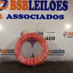 LOTE 400 - 01 ROLO DE CABO FLEXÍVEL 100M 1X4MM NA COR VERMELHO(NOVO). (NO ESTADO) ATENÇÃO! FAZER A VISITAÇÃO ANTES DE ARREMATAR, NÃO SABEMOS SE FUNCIONA. LEILÃO NÃO TEM GARANTIA E NEM DEVOLUÇÃO, SUJEITO A POSSÍVEIS AVARIAS VISÍVEIS/OCULTAS E/OU AUSÊNCIA DE COMPONENTES.