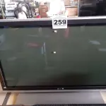 LOTE 259 - 01 TV 42’’ MARCA LG. (NO ESTADO) ATENÇÃO! FAZER A VISITAÇÃO ANTES DE ARREMATAR, NÃO SABEMOS SE FUNCIONA. LEILÃO NÃO TEM GARANTIA E NEM DEVOLUÇÃO, SUJEITO A POSSÍVEIS AVARIAS VISÍVEIS/OCULTAS E/OU AUSÊNCIA DE COMPONENTES.
