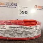 LOTE 390 - 01 ROLO DE CABO FLEXÍVEL 100M 1X2,5MM NA COR VERMELHA (NOVO). (NO ESTADO) ATENÇÃO! FAZER A VISITAÇÃO ANTES DE ARREMATAR, NÃO SABEMOS SE FUNCIONA. LEILÃO NÃO TEM GARANTIA E NEM DEVOLUÇÃO, SUJEITO A POSSÍVEIS AVARIAS VISÍVEIS/OCULTAS E/OU AUSÊNCIA DE COMPONENTES.
