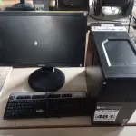 LOTE 481 - 01 CPU, 01 TECLADO E 01 MONITOR. (NO ESTADO) ATENÇÃO! FAZER A VISITAÇÃO ANTES DE ARREMATAR, NÃO SABEMOS SE FUNCIONA. LEILÃO NÃO TEM GARANTIA E NEM DEVOLUÇÃO, SUJEITO A POSSÍVEIS AVARIAS VISÍVEIS/OCULTAS E/OU AUSÊNCIA DE COMPONENTES.