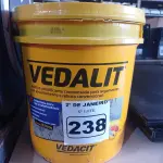 LOTE 238 - 01 BALDE DE VEDACIT, ADITIVO IMPERMEABILIZANTE PARA CONCRETOS E ARGAMASSAS 18L. (NO ESTADO) ATENÇÃO! FAZER A VISITAÇÃO ANTES DE ARREMATAR, NÃO SABEMOS SE FUNCIONA. LEILÃO NÃO TEM GARANTIA E NEM DEVOLUÇÃO, SUJEITO A POSSÍVEIS AVARIAS VISÍVEIS/OCULTAS E/OU AUSÊNCIA DE COMPONENTES.