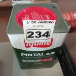 LOTE 234 - 01 LATA DE TINTA IQUINE PINTALAR FOSCO AVELUDADO 18L VERDE PISCINA. (NO ESTADO) ATENÇÃO! FAZER A VISITAÇÃO ANTES DE ARREMATAR, NÃO SABEMOS SE FUNCIONA. LEILÃO NÃO TEM GARANTIA E NEM DEVOLUÇÃO, SUJEITO A POSSÍVEIS AVARIAS VISÍVEIS/OCULTAS E/OU AUSÊNCIA DE COMPONENTES.