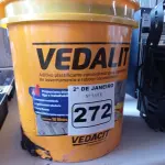 LOTE 272 - 01 BALDE DE VEDACIT, ADITIVO IMPERMEABILIZANTE PARA CONCRETOS E ARGAMASSAS 18L. (NO ESTADO) ATENÇÃO! FAZER A VISITAÇÃO ANTES DE ARREMATAR, NÃO SABEMOS SE FUNCIONA. LEILÃO NÃO TEM GARANTIA E NEM DEVOLUÇÃO, SUJEITO A POSSÍVEIS AVARIAS VISÍVEIS/OCULTAS E/OU AUSÊNCIA DE COMPONENTES.