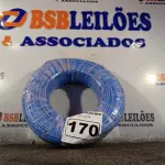 LOTE 170 - 01 ROLO DE CABO FLEXÍVEL 100M 1X10MM NA COR AZUL(NOVO). (NO ESTADO) ATENÇÃO! FAZER A VISITAÇÃO ANTES DE ARREMATAR, NÃO SABEMOS SE FUNCIONA. LEILÃO NÃO TEM GARANTIA E NEM DEVOLUÇÃO, SUJEITO A POSSÍVEIS AVARIAS VISÍVEIS/OCULTAS E/OU AUSÊNCIA DE COMPONENTES.