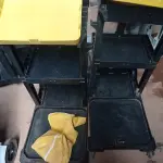 LOTE 437 - 02 CARRINHOS PARA LIMPEZA INDUSTRIAL INCOMPLETO. (NO ESTADO) ATENÇÃO! FAZER A VISITAÇÃO ANTES DE ARREMATAR, NÃO SABEMOS SE FUNCIONA. LEILÃO NÃO TEM GARANTIA E NEM DEVOLUÇÃO, SUJEITO A POSSÍVEIS AVARIAS VISÍVEIS/OCULTAS E/OU AUSÊNCIA DE COMPONENTES.