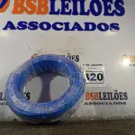 LOTE 320 - 01 ROLO DE CABO FLEXÍVEL 100M 1X4MM NA COR AZUL (NOVO). (NO ESTADO) ATENÇÃO! FAZER A VISITAÇÃO ANTES DE ARREMATAR, NÃO SABEMOS SE FUNCIONA. LEILÃO NÃO TEM GARANTIA E NEM DEVOLUÇÃO, SUJEITO A POSSÍVEIS AVARIAS VISÍVEIS/OCULTAS E/OU AUSÊNCIA DE COMPONENTES.