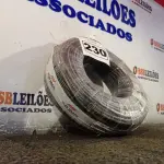 LOTE 230 - 01 ROLO DE CABO FLEXÍVEL 100M 1X10MM NA COR PRETA(NOVO). (NO ESTADO) ATENÇÃO! FAZER A VISITAÇÃO ANTES DE ARREMATAR, NÃO SABEMOS SE FUNCIONA. LEILÃO NÃO TEM GARANTIA E NEM DEVOLUÇÃO, SUJEITO A POSSÍVEIS AVARIAS VISÍVEIS/OCULTAS E/OU AUSÊNCIA DE COMPONENTES.