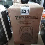 LOTE 334 - 01 CAIXA DE SOM PRO ÁUDIO PX12. (NOVO) (NO ESTADO) ATENÇÃO! FAZER A VISITAÇÃO ANTES DE ARREMATAR, NÃO SABEMOS SE FUNCIONA. LEILÃO NÃO TEM GARANTIA E NEM DEVOLUÇÃO, SUJEITO A POSSÍVEIS AVARIAS VISÍVEIS/OCULTAS E/OU AUSÊNCIA DE COMPONENTES.