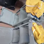 LOTE 297 - 02 CARRINHOS PARA LIMPEZA INDUSTRIAL INCOMPLETO. (NO ESTADO) ATENÇÃO! FAZER A VISITAÇÃO ANTES DE ARREMATAR, NÃO SABEMOS SE FUNCIONA. LEILÃO NÃO TEM GARANTIA E NEM DEVOLUÇÃO, SUJEITO A POSSÍVEIS AVARIAS VISÍVEIS/OCULTAS E/OU AUSÊNCIA DE COMPONENTES.