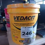 LOTE 246 - 01 BALDE DE VEDACIT, ADITIVO IMPERMEABILIZANTE PARA CONCRETOS E ARGAMASSAS 18L. (NO ESTADO) ATENÇÃO! FAZER A VISITAÇÃO ANTES DE ARREMATAR, NÃO SABEMOS SE FUNCIONA. LEILÃO NÃO TEM GARANTIA E NEM DEVOLUÇÃO, SUJEITO A POSSÍVEIS AVARIAS VISÍVEIS/OCULTAS E/OU AUSÊNCIA DE COMPONENTES.