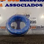 LOTE 220 - 01 ROLO DE CABO FLEXÍVEL 100M 1X4MM NA COR AZUL(NOVO). (NO ESTADO) ATENÇÃO! FAZER A VISITAÇÃO ANTES DE ARREMATAR, NÃO SABEMOS SE FUNCIONA. LEILÃO NÃO TEM GARANTIA E NEM DEVOLUÇÃO, SUJEITO A POSSÍVEIS AVARIAS VISÍVEIS/OCULTAS E/OU AUSÊNCIA DE COMPONENTES.