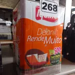 LOTE 268 - 01 LATA DE TINTA IQUINE DELANIL RENDE MUITO 18L FOSCO BASE “C”. (NO ESTADO) ATENÇÃO! FAZER A VISITAÇÃO ANTES DE ARREMATAR, NÃO SABEMOS SE FUNCIONA. LEILÃO NÃO TEM GARANTIA E NEM DEVOLUÇÃO, SUJEITO A POSSÍVEIS AVARIAS VISÍVEIS/OCULTAS E/OU AUSÊNCIA DE COMPONENTES.