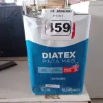 LOTE 459 - 01 LATA DE TINTA IQUINE DIATEX PINTA MAIS 18L FOSCO BASE “P”. (NO ESTADO) ATENÇÃO! FAZER A VISITAÇÃO ANTES DE ARREMATAR, NÃO SABEMOS SE FUNCIONA. LEILÃO NÃO TEM GARANTIA E NEM DEVOLUÇÃO, SUJEITO A POSSÍVEIS AVARIAS VISÍVEIS/OCULTAS E/OU AUSÊNCIA DE COMPONENTES.