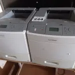 LOTE 244 - 02 IMPRESSORAS IMPRESSORA A LASER LEXMARK T654DN. (NO ESTADO) ATENÇÃO! FAZER A VISITAÇÃO ANTES DE ARREMATAR, NÃO SABEMOS SE FUNCIONA. LEILÃO NÃO TEM GARANTIA E NEM DEVOLUÇÃO, SUJEITO A POSSÍVEIS AVARIAS VISÍVEIS/OCULTAS E/OU AUSÊNCIA DE COMPONENTES.